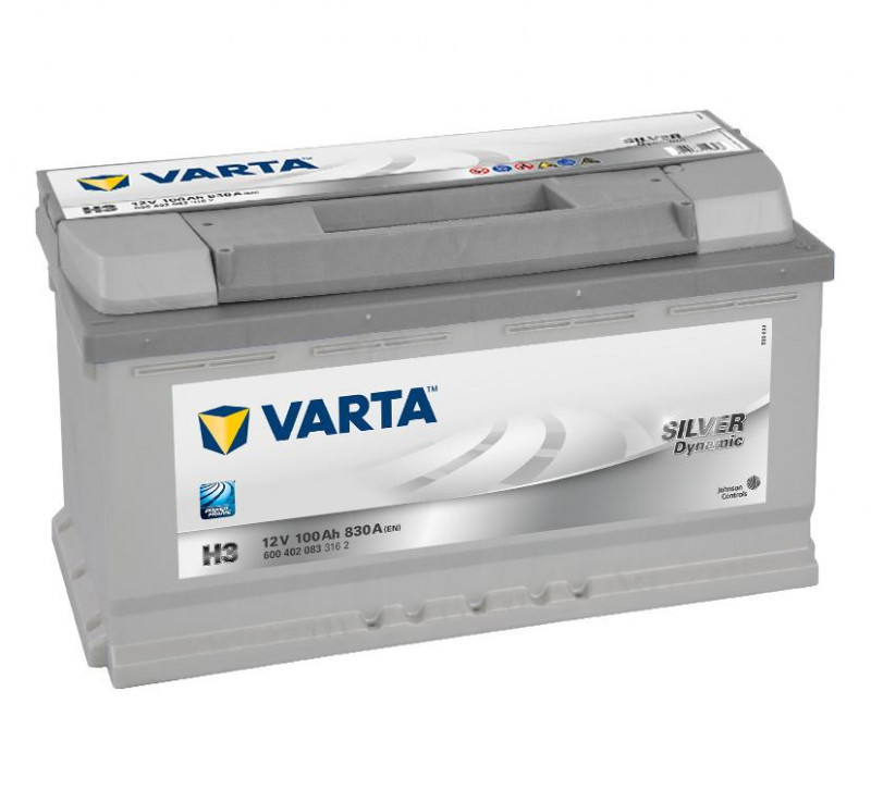 Autobaterie 100Ah Varta Silver Dynamic H3