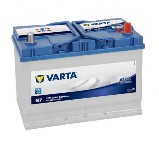 Autobaterie 95Ah Varta Blue Dynamic G7