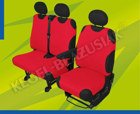 Autotriko dodávka - červené (1+2)