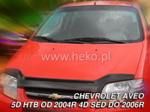 Deflektor kapoty Chevrolet Aveo 2004-2008 (hatchback