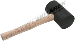 Gumová palice 2 kg (černá)