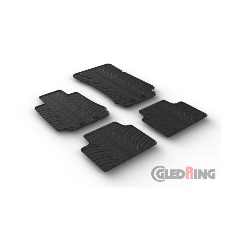 Gumové autokoberce Gledring Alfa Romeo Giulia 2016-