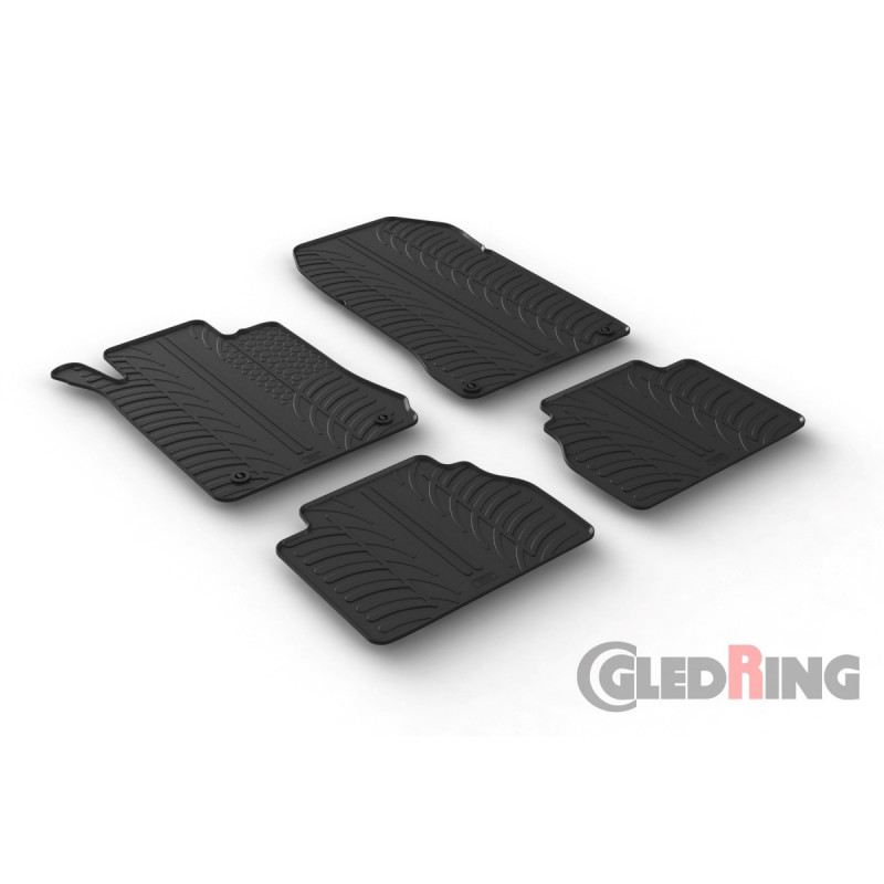 Gumové autokoberce Gledring Mercedes E-Class W210 1995-2002