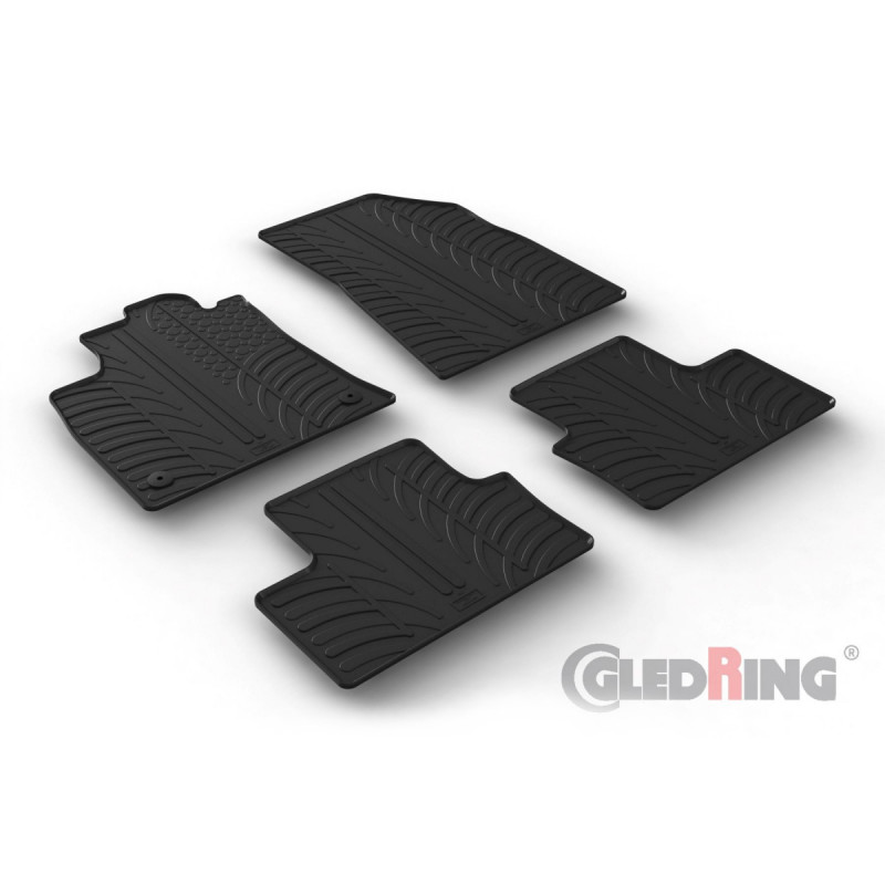 Gumové autokoberce Gledring Renault Clio 2020-