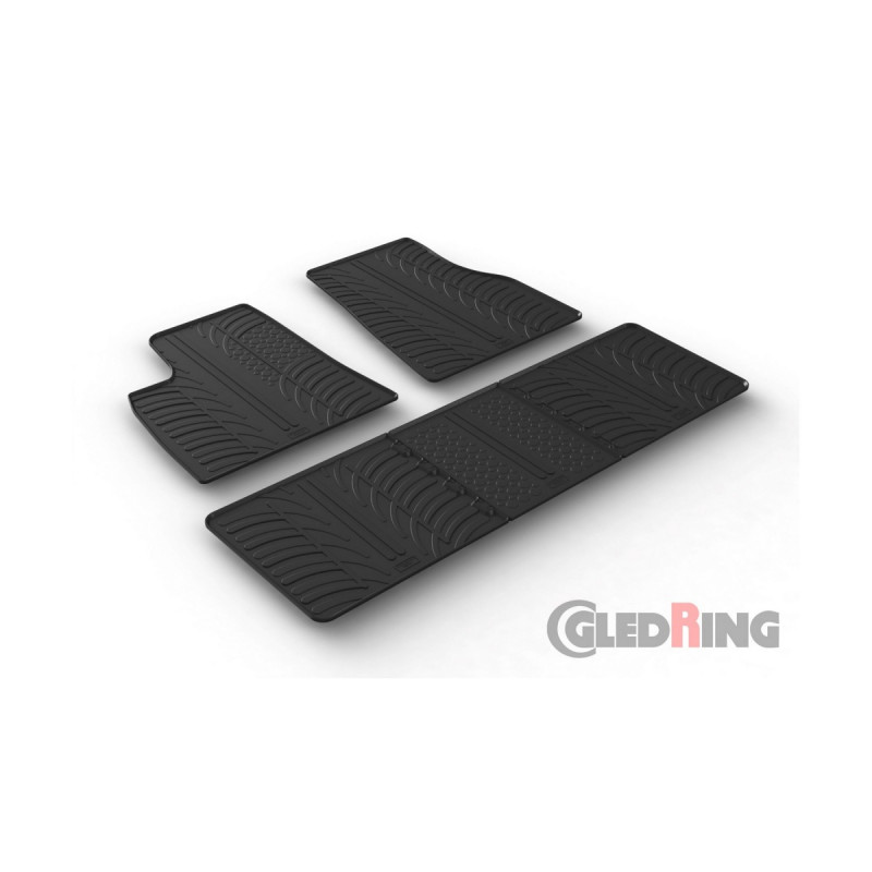 Gumové autokoberce Gledring Tesla Model S 2016-