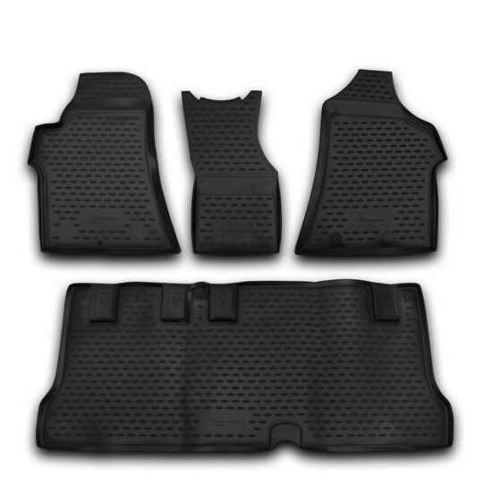 Gumové autokoberce Novline Hyundai H1 2007- (přední + 2. řada)