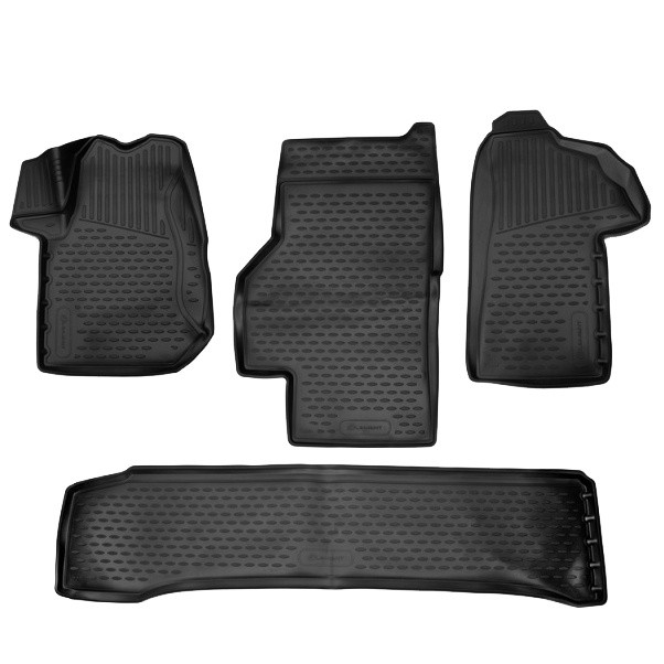 Gumové autokoberce Novline Opel Movano 2010- (6 míst)