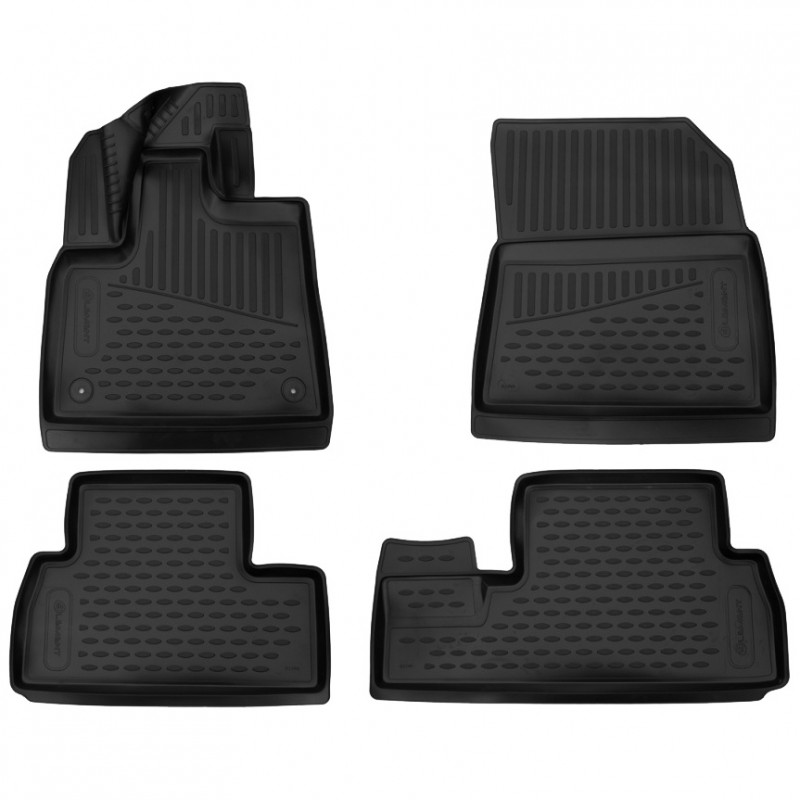 Gumové autokoberce Novline Peugeot Rifter 2018- (kulaté fixace