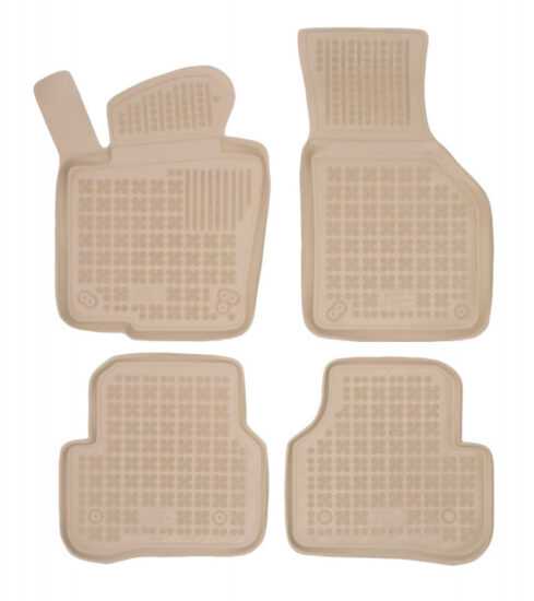 Gumové autokoberce Rezaw-Plast VW Tiguan 2007-2016 (béžové)