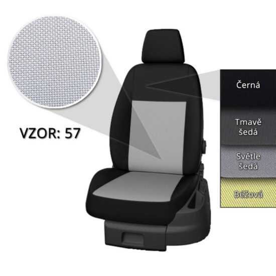 Přesné autopotahy Škoda Octavia II. 2004-2013 (vzor 57