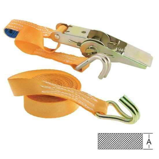 Upínací pás 25/5m ráč. + Š-hák